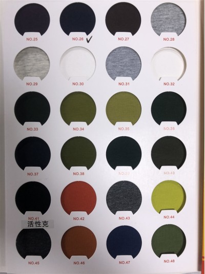 ZS-JQ 米蘭精品拉架平紋（蝕毛）成分：93.5%C 6.5%SP 200-210g 側面照